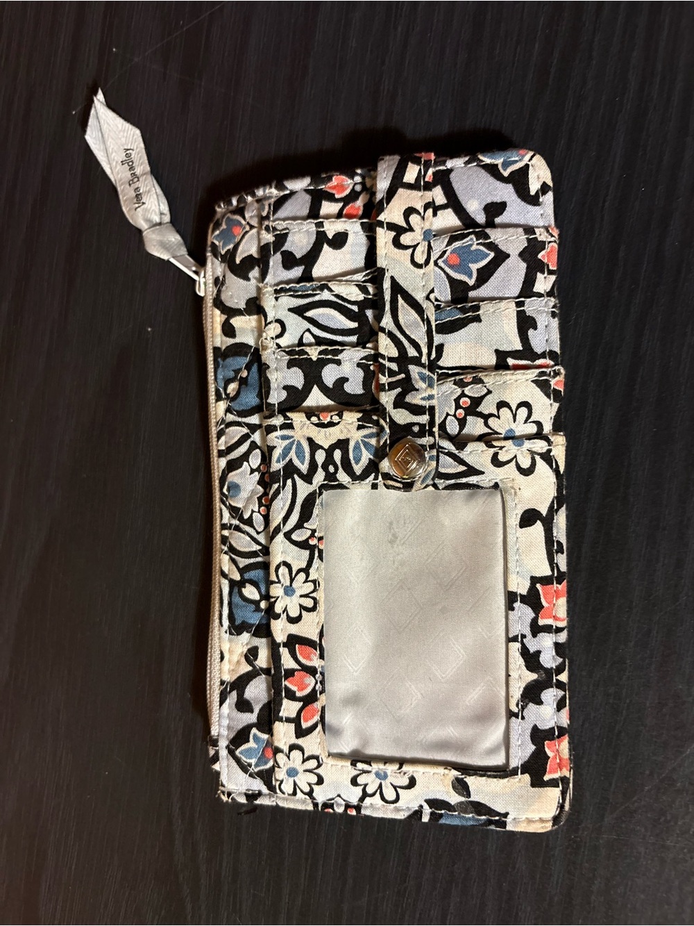 Vera Bradley Floral Zip card Wallet